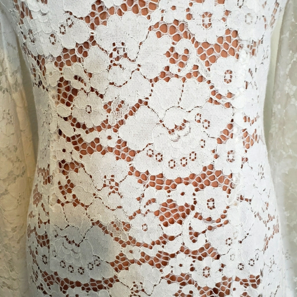 TAYLOR Long Sleeve Fitted Lace Dress—NWT—2 - Picture 3 of 16